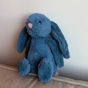 Jellycat Retired Bashful Dusky Size Small Blue Bunny Rare, Limited Edition